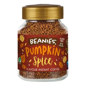 Cafea Instant cu Aromă de Dovleac și Mirodenii - Pumpkin Spice, 50 g | Beanies, Beanies