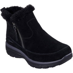Ghete femei Skechers Easy Going - Cool Zip, Negru,