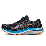 Asics, Pantofi din material textil pentru alergare Gel-Kayano 29, Negru stins/Gri cenusiu