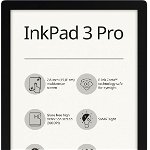 PocketBook e-Book Reader 'InkPad 3 Pro' 16 GB Memory 19.8 cm/7.8 Inches E-Ink Carta Display SMARTlight Wi-Fi IPX8 Metallic Grey