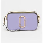 Marc Jacobs, Geanta crossbody de piele saffiano The Snapshot, Violet deschis