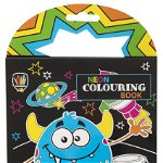 Carte de colorat cu carioci neon - Monstrulet, Grafix