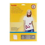 Hartie transfer termic Kodak A4, pentru textile albe, Kodak