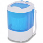 Mini mașină de spălat Ayco WMA-32, 121 W, haine de 3 kg, centrifugare 2 kg, cronometru, alb / albastru, Ayco
