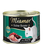 MIAMOR Feine Beute Turkey hrana umeda pisica, carne de curcan 185g, MIAMOR