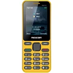 Telefon mobil MaxCom MM139, Ecran 2.4", 2G, Dual SIM (Galben)