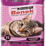 Super Benek Compact Scent levănțică (violet închis) 25L, Super Benek