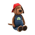 Jucarie de plus - Cookie the Dog Behind the Wheel, 20 cm, Maro, Plus