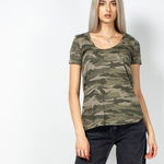 Tricou cu imprimeu army si buzunar la piept N200502001, FARA BRAND