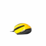 Mouse Serioux cu fir, optic, Pastel 3300, 1000dpi, galben, ambidextru ,blister, USB, SERIOUX