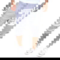 Pantaloni scurti stil sport, model la moda pentru barbati, cu imprimeu cu cifra ?apte, pantaloni stil casual cu talie elastica ?i ?nur, Neer