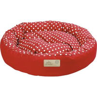 Pătuț câine 4DOG Deluxe Tarte S Ø 65 cm H 15 cm roșu