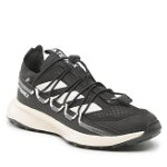 adidas Performance, Pantofi cu insertii de plasa pentru drumetii Terrex Voyager 21, Alb/Negru