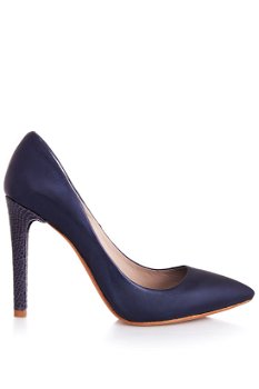 Pantofi stiletto din piele naturala Cocktail Blue, Hannami