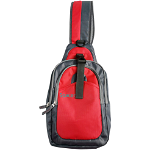 RUCSAC SPACER Sling, nylon,1 bretea, 2 compartimente principale,1 buzunar frontal, 1 buzunar lateral, 35x18x7cm, water resistant, red, SPB-SLING-RED, Spacer
