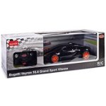 Masina cu telecomanda Bugatti grand sport vitesse negru cu scara 1 la 18