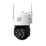Camera de supraveghere WIFI 4MP, FULL HD, Exterior, Conectare Telefon, Night Vision Color, Rezistenta la Apa, Senzor Miscare, Alb