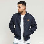 Urban Classics Diamond Quilt Nylon Jacket Navy, Urban Classics