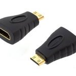 Adaptor Mini HDMI mama- Mini HDMI tata, full HD, negru, Pro Cart