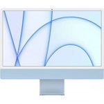 Sistem All in One iMac 24 inch 4.5K Retina M1 16GB 512GB SSD Mac OS Big Sur Blue, Apple