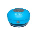 Boxa Spacer DUCKY-BLU portabila, 3W RMS, control volum, acumulator 300mAh, microfon incorporat, incarcare USB, waterproof, albastru, SPACER