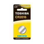 Baterie litiu Toshiba CR2016 3V 1 bucata toshiba cr2016