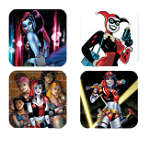 DC Comics: Set suport pahare Harley Quinn