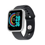 Smartwatch Y68, Fitness Tracker, Bluetooth, Silver, 