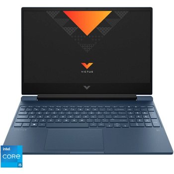 Laptop Gaming HP Victus 15-fa0022nq (Procesor Intel® Core™ i5-12500H (18M Cache, up to 4.50 GHz) 15.6" FHD, 16GB, 512GB SSD, nVidia GeForce GTX 1650 @4GB, Albastru)