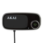 Modulator Fm Auto Akai , Conexiune Prin Funcita Bluetooth, Interfata Usb, Cititor De Card Micro Sd , Functie De Incarcator Telefon, Suport Magnetic Pentru Telefon, Afisaj Led , Design Ultra Modern , Culoare Negru, AKAI