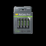 Baterii reincarcabile GP ReCyko Pro Photoflash AA 2000mAh (R6), ambalaj reciclabil 4pcs