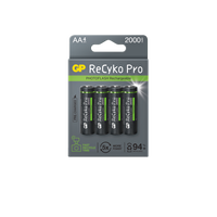 Baterii reincarcabile GP ReCyko Pro Photoflash AA 2000mAh (R6), ambalaj reciclabil 4pcs