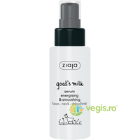 Ser Calmant si Energizant pentru Fata, Gat si Decolteu cu Lapte De Capra 50ml, ZIAJA