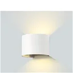 Lampa LED Perete Corp Alb Rotund 6W Alb Neutru, Optonica