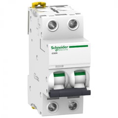 Siguranta automata Acti9 Ic60n 2P, 63A, curba C Schneider A9F74263, SCHNEIDER