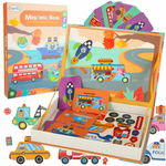 Puzzle magnetic cu mijloace de transport, IMK