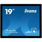 Monitor POS touchscreen iiyama ProLite TF1934MC 19 inch PCAP negru, IIYAMA