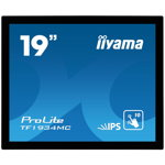 Monitor POS touchscreen iiyama ProLite TF1934MC 19 inch PCAP negru, IIYAMA