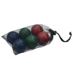 vidaXL Set mingi de bocce 8 piese geantă de transport lemn masiv pin, vidaXL