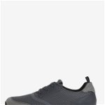 Pantofi sport gri cu detalii din piele pentru barbati - Geox Snapish, Geox