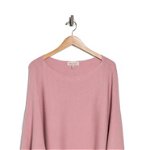 Imbracaminte Femei philosophy Rib Knit Dolman Sleeve Sweater FRENCH ROSE