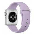 Curea compatibila cu Apple Watch 1/2/3/4, Bratara Sport din Silicon, 40mm, Mov, REDMobile