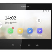 Monitor pentru videointerfon IP, ecran LCD, 7 inch, touch screen, PoE, Hikvision, DS-KH6320-LE1(B)