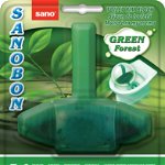 Odorizant de WC (5 in 1, 55g, pana la 800 de utilizari), parfum de padure verde, SANO BON