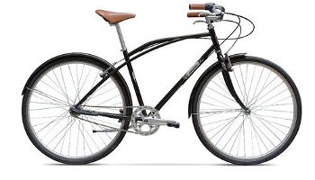 Bicicleta Pegas Magistral, cadru 22'', 3 viteze, Negru Stelar