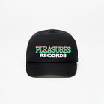 PLEASURES Records Snapback Black, PLEASURES