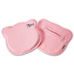 Perna bebelusi anti plagiocefalie 0-12 luni, forma ergonomica cu spuma memory, 2 huse detasabile, certificata in Germania, Koala Perfect Head Pink, Koala Babycare