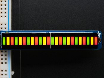 Afisaj Bargraph 24 LED-uri - Bicolor I2C