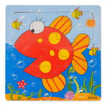 Puzzle din Lemn Pestisor Montessori, Nurio