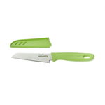 VANORA Cutit cu teaca, 9.5 cm, lama din inox, grosime 0.8 mm, Verde